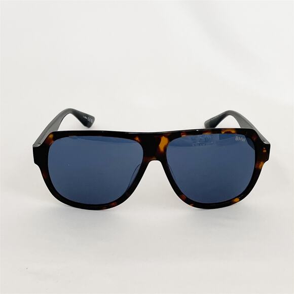 BMW Aviator BW0035 Sunglasses Blue Havana - Picture 5 of 10